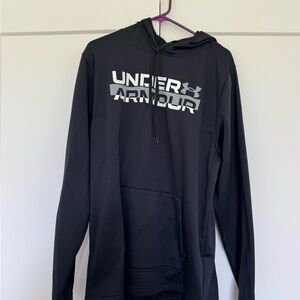 Under Armour Black Crew Neck Sweater Casual Cotton Blend